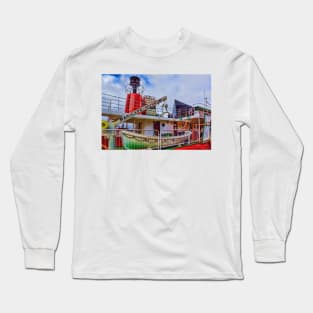 HMS Lightship. Mann Island, Liverpool Long Sleeve T-Shirt